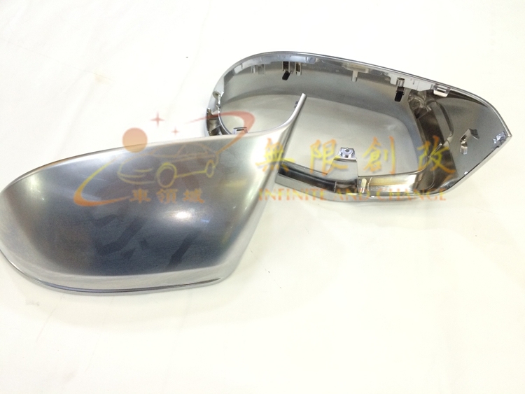 德国原装奥迪A7后视镜壳 改装S7 RS7电镀铝倒车镜罩反光盖银耳朵